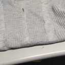 SOLY HUX Women's Zip Up Hooded Cardigan Long Sleeve Drop Shoulder Knit Sweater Hoodies Fall Outerwear Light Grey Large