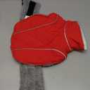 Dog Coat, Warm Dog Winter Coat for Medium Dogs, Waterproof Jacket with Adjustable Buckle & Velcro, Reflective Turtleneck Cold Weather Coats, Pet Fleece Vest Snow Jacket (Red, S)