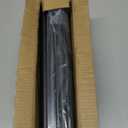2 Pack Industrial Curtain Rods for Windows 66 to 120 Inches, Blackout Wrap Around Curtain Rod, for Indoor and Outdoor, 5/8 Inch Diameter, 65 to 120 Inches, Black