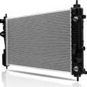 Aluminum Radiator W/Oil Cooler Compatible for 2014-2019 Chevrolet Impala LS LT LTZ l4 Compatible for Malibu Limited Compatible for Buick Regal L4 2.0L 2.5L Replace# CU13328
