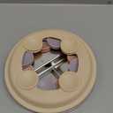 Stainless Steel Suction Plates for Toddlers, 8" Divided Kids Baby Plates with Removable Silicone Suction, Non Toxic Non Slip Portion Control Snack Dishes 3 Packs, Pink Beige Lilac