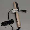 Hair Straightener Brush Ceramic Negative Ionic Hair Straightener Comb with 16 Temperature Settings & LED Screen,Straightening Brush for Women Fast Heating & Anti-Scald, Professional Hairstyle Tools