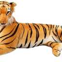 Large Stuffed Tiger Plush Toy- Giant Tiger Stuffed Animal -Big Plush Toy (40 Inches,Excluding Tail) (Yellow)