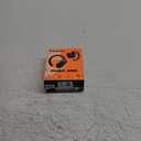 Skullcandy Push ANC Active Wireless Earbuds, Bluetooth Headphones, Noise Cancelling, 58 Hours Battery, Secure-Fit Over-Ear Hanger, Sweat and Waterproof, Microphone for iPhone Android - Black/Orange