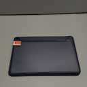 New Amazon Fire HD 10 Tablet Case(Only Fit 13th Gen, 2023 Release), Sanyetral Premium PU Leather Trifold Stand PC Clear Back Cover Case with Auto Wake/Sleep, Not for Nokia iPad Samsung -Navy Blue