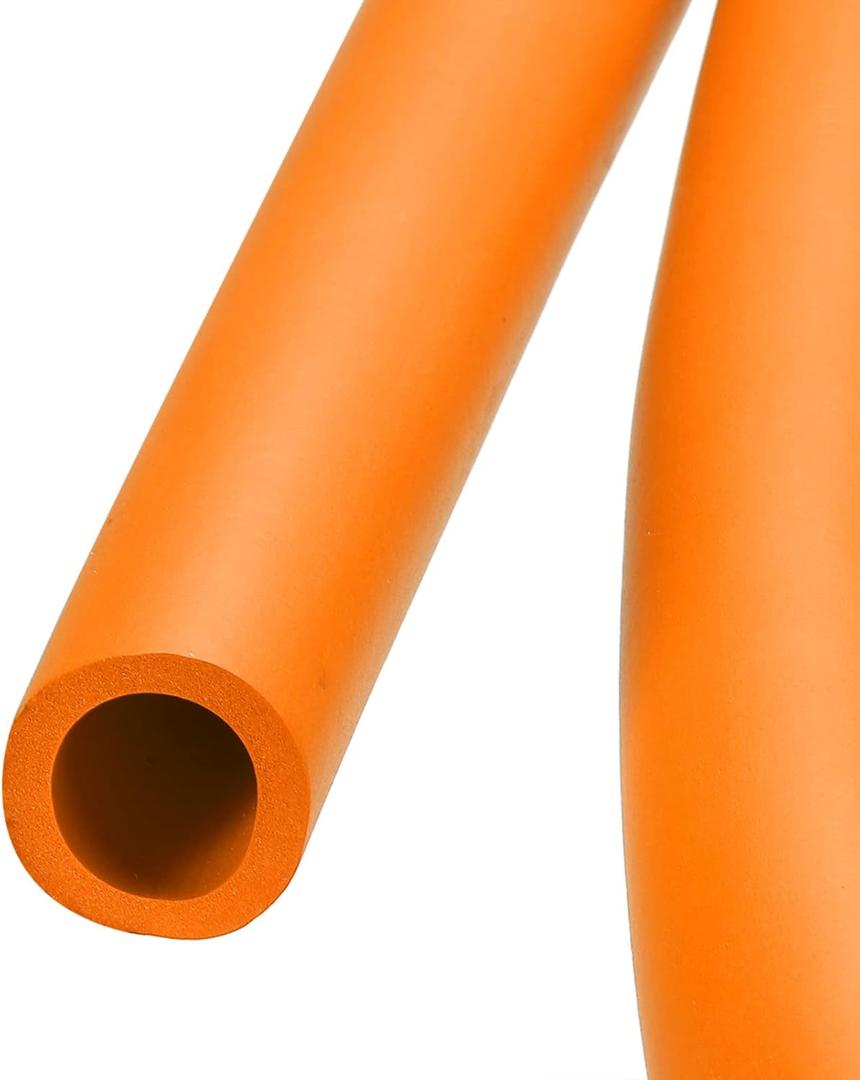 MECCANIXITY Foam Grip Tubing Handle Grips 22mm(7/8") ID 32mm OD 5ft Orange for Utensils, Fitness, Tools Handle Support