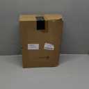 Suclain 3 Pcs Glass Coffee Container with Wooden Lid Spoon Shelf Labels Clear Airtight Jar Food Storage Canister Set for Sugar Spice Coffee Bean Holder Housewarming Gift(13.5,20,25 oz,Acacia Brown)