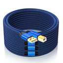 GOSYSONG 150ft USB 2.0 Printer Cable, High Speed USB A to USB B Printer Cord Compatible with Printers, Scanners,Keyboard (Blue)