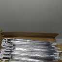 Reginary 30 Pieces Wedding Umbrellas Bulk Auto Open Stick Umbrellas with White European J Hook Handle Windproof Large Canopy Umbrella for Outdoor Wedding Bride Groom Photography Golf (Clear)