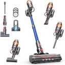 Vacuum Cleaner, 650W with Extra Mattress Cleaning Tool, 50KPA Stick Vacuum Cleaners for Home 65 Mins Runtime, Self-Standing, Wall Mount Charging, Rechargeable Vacuum for Floor Carpet Pet Hair