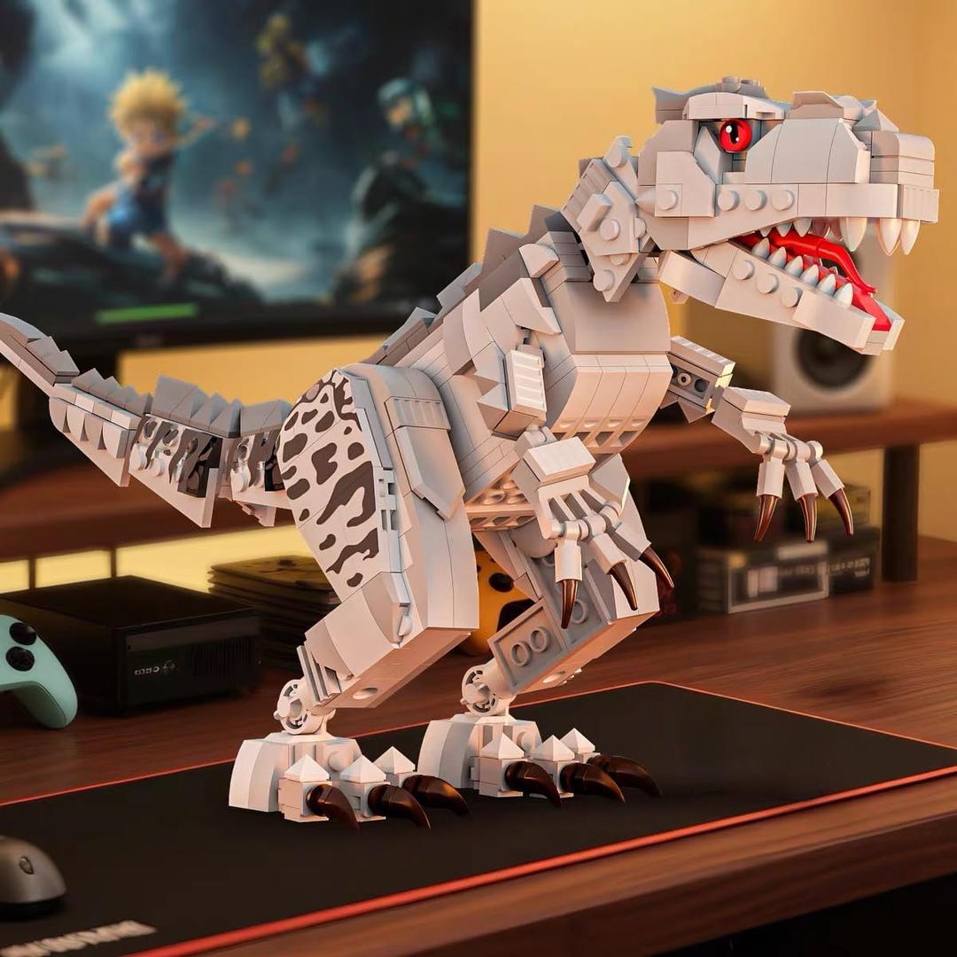 Indominus Rex Building Sets, Educational Toys for Kids Ages 6-12, Creative Birthday Gifts for Boys and Girls