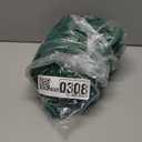 GOBLES Women's Elegant Strapless Ruffle Shoulder Short Sleeve Side Split Bodycon Ruched Formal Dress (Large, Green)