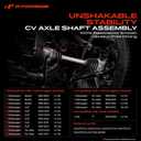 A-Premium CV Axle Shaft Assembly Compatible with Volkswagen Jetta 1999-2005 2008-2010, Beetle 1998-2005, Golf 1999-2006 2014 & Audi TT 2000-2002, 1.8L 1.9L 2.0L 2.8L, Front Left Driver Side