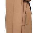 Womens Long Sleeve Maxi Cardigan Open Front Oversized Knitted Sweater Coat Casual Lapel Warm Overcoat with Pockets, Large