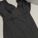 GOBLES Women Sexy V Neck Off The Shoulder Evening Gown Fishtail Maxi Dress (Large, Black)