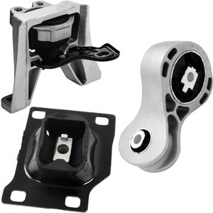 Front Engine and Transmission Mount Kit Compatible with 2008-2011 Ford Focus 2.0L L4 Front Engine Motor Mount Set A5495 A5322 A2986