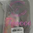 Fencca Layered Long Ombre Brown Highlight Wigs for White Women Straight Synthetic Hair Wig Natural Looking