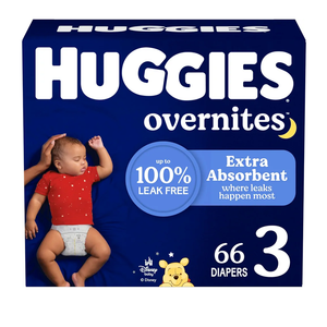 Huggies Overnites Size 3 Overnight Diapers (16-28 lbs), 66 Ct,  Huggies Overnites Size 3 Overnight Diapers (16-28 lbs), 66 Ct,