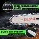Saker Mini Chainsaw Cordless,6 Inch Chainsaw, Mini Electric Chainsaw Cordless Battery Powered,One-Hand Portable Chain Saw for Tree Trimming, Pruning&Wood Cutting,Gifts for Men Husband