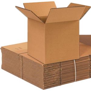 Aviditi Shipping Moving Boxes 6" x 6" x 6" (25-Pack) Small Corrugated Cardboard Packaging Boxes - Shipping, Packing, Moving, and Storage Box for Home or Office - Standard 32 ECT