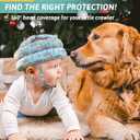 Baby Head Protector - Baby Helmet for Crawling Walking Running - No Bumps and Soft Cushion - Adjustable Protective Cap Infant Baby Safety Headguard - Toddler Helmets 6-12 Months 1-2 Years Old