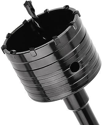 65mm / 2.5 inch Concrete Hole Saw with 220mm SDS Max Connecting Rod, Cement Hole Saw for Concrete Cement Brick Wall Stone,Black (65mm (2.5 inch))