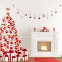 Hanging Photo Display with Clips, Boho Wooden Bead Garland Collage Picture Frame Wall Decor, Photo String with 10 Different Random Colors Wood Clips for Bedroom Room Decor, Christmas Teen Girls Gifts (Multicolor)