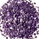 1lb Amethyst Aquarium Gravel Rocks Natural Tumbled Healing Crystal Chips Bulk Gemstones Tumbled Crushed Stones for Fountain Vase Filler Planters Decorative Fish Tank Potted Reiki Energy Balancing