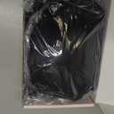 2 Pack Wireless Jelly Bras for Women Seamless Support (Black, Large)