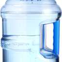 SEWACC Water Bottle 2 Gallon Portable Water Containers with Handle Large Capacity Large Reusable Motivational Jug for Camping Outdoor Sports Travel