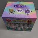 30 Colors Tie Dye Kit, Tie Dye Set for Kids, Pre-Filled Tye Dye Bottles, Non Toxic Permanent Fabric Dye Art Set, Easy DIY Fabric Art - Create Fun (30 Colors)