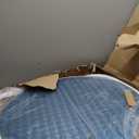 Flash Furniture 23.25" Round Aluminum Indoor/Outdoor Bar Height Table with Flip-Up Top, Heavy-Duty Aluminum Flip-Up Top Cocktail Table, Silver