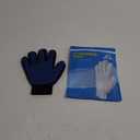 Pet Hair Remover Glove - Gentle Pet Grooming Glove Brush - Deshedding Glove - Massage Mitt with Enhanced Five Finger Design - Perfect for Dogs & Cats with Long & Short Fur - 1 Pack (Right-Hand), Blue