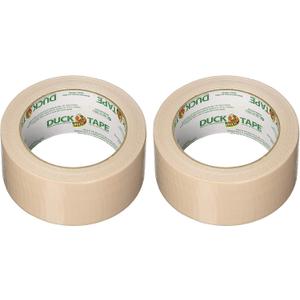 Duck 283264 1.88" X 20 Yards Beige Duck Tape (Тwo Рack, Cookie Dough)