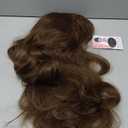 50s Married Housewife Costume Wigs for Women Brown Big Bouffant Hair Beehive Wigs