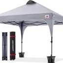ABCCANOPY Outdoor Pop up Canopy Tent 8x8 Camping Sun Shelter-Series, Gray