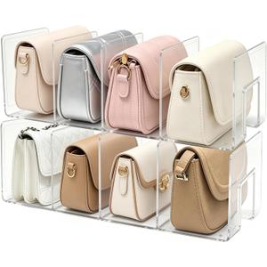 2 Pack Acrylic Purse Organizer for Closet