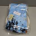 Blue Halloween Birthday Decorations,198pcs Ghost Party Decorations Tableware Happy Boo Day Plates Napkins Cups Tablecloth Banner Swirls,Topper,Balloon for boy Halloween Party Decorations,Serve 24