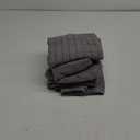 HOMERHYME Hand Towels, 12 Pack 25''*15'' Gym Towels, Grey Quick Dry Lint Free Soft Absorbent Bulk Checkered Fingertip Washcloths Bath Towels for Bathroom Kitchen Salon Workout Shower