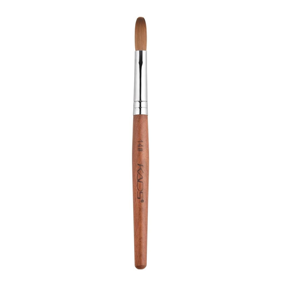 Kolinsky Acrylic Nail Brush Red Wooden Nail Brush Professional Salon Acrylic Brush for Nail (14)