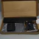 Suptek Single LCD Computer Monitor Free-Standing Desk Stand Mount Riser for 13 inch to 43 inch Screen with Swivel, Height Adjustable, Rotation, 50,75& 100mm Vesa Base Stand, Black