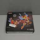 Fire Phoenix Mech Sets 2in1 Building BlocksTransforming Robot Building Kits with Vermilion Bird ModelChristmas Birthday Gift for Adults Kids Boys Ages 8-14531 Pieces (Vermilion Bird)