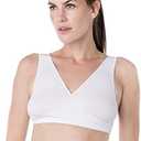 Elita Women’s Soft Cotton Crossover Bra, White, 38 (38), Pack of 1