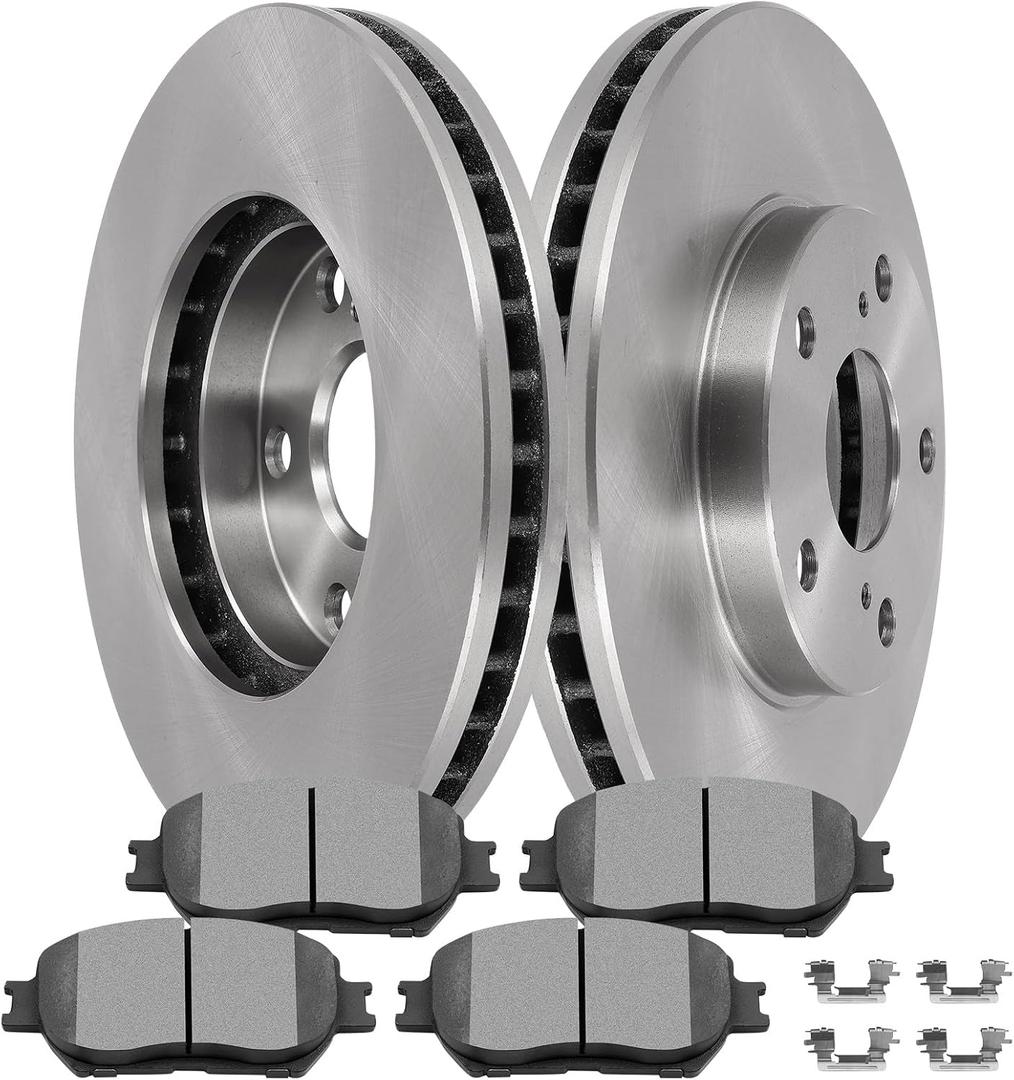 SCITOO Front Brake Kits Disc Brake Rotor Brakes Pads:D908;31050
