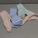 3 Pairs Aloe Infused Socks Lotion Socks Moisturizing Spa Socks Non Slip Coral Fleece Socks for Repairing Softening Dry Cracked Feet Infused Gel Sleeping