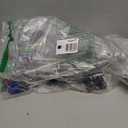 Newhale Set of 4 C7 Solar Christmas Decorations, 8 Modes Vintage Swaying Garden Lights, Outdoor Pathway Solar Christmas Stake Lights, Upgraded Base on Firefly Light for Lawn Decor, Multicolor