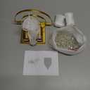 Aomesinc Modern Crystal Wall Sconce Light Gold Indoor Wall Light Fixture K9 Crystal Drops Lamp for Living Room Bathroom Bedside Hallway (Without Bulb)