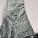 DUJUIKE Bed Headboard Slipcover, Stretch Bed Headboard Cover, Dustproof Protector Cover for Linen Fabric Tufted Upholstered Headboard (Cypress Green, Queen Headboard Length (59"-67")), Cypress Green 