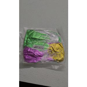 Sumind 4 Pieces Foil Tinsel Wigs Fancy Dress Shiny Party Wig Adults Metallic Cosplay Supplies (Gold, Silver, Green and Pink)