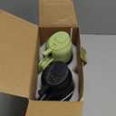 CXINYI - 16oz/470ml Olive Oil Dispenser for Kitchen with Stickers - 2 in 1 Olive Oil Sprayer for Cooking, Air Fryer, and Salad, Black&Green (Light-Proof Kitchen Gadget)